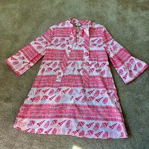 Tuckernuck Pink Coquilles Marseilles Caftan